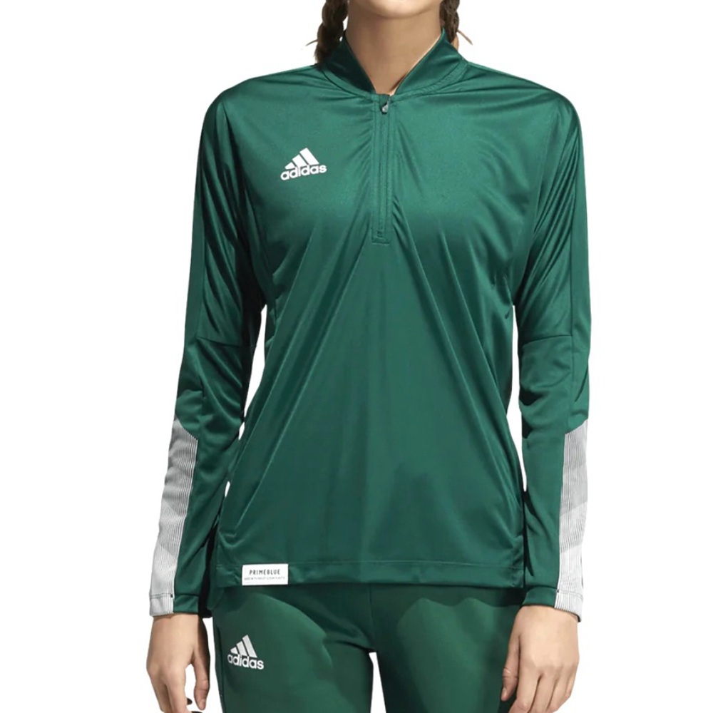 ADIDAS Womens Long Sleeve Sideline 21 1/4 Zip